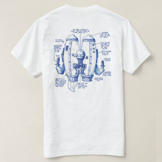 Flyology Jetpack Blueprint T-shirt