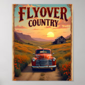 Flyover Country Digital Poster (Voorkant)