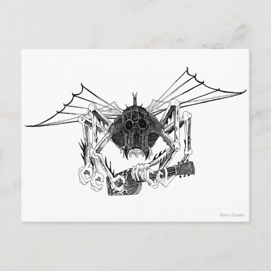 FLYWETA MET GUITAR BRIEFKAART (Voorkant)