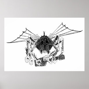 FLYWETA MET GUITAR POSTER