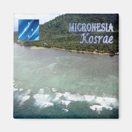 FM005 KOSRAE, Micronesia, Oceanië, Fridge Magneet (Voorkant)