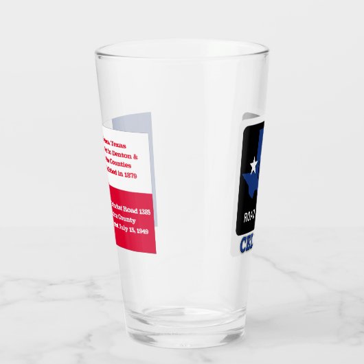 FM 1385 Rd, Celina, Texas, Pint Glass Glas (Rechts)