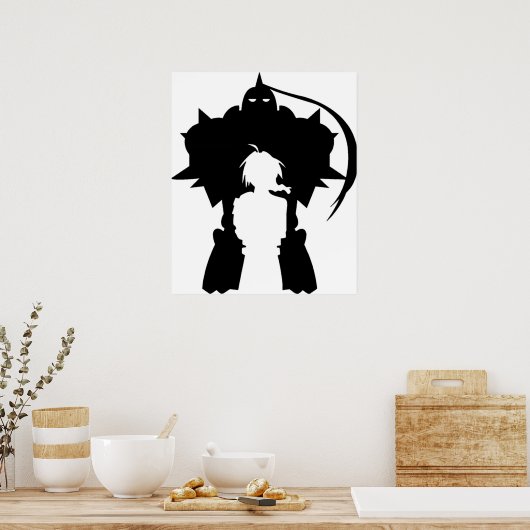 FM Alchemist Classic Fullmetal japans anime Poster (Keuken)