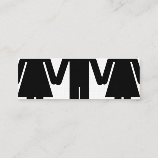 FMF-oproepkaart Mini Visitekaartje (Achterkant)