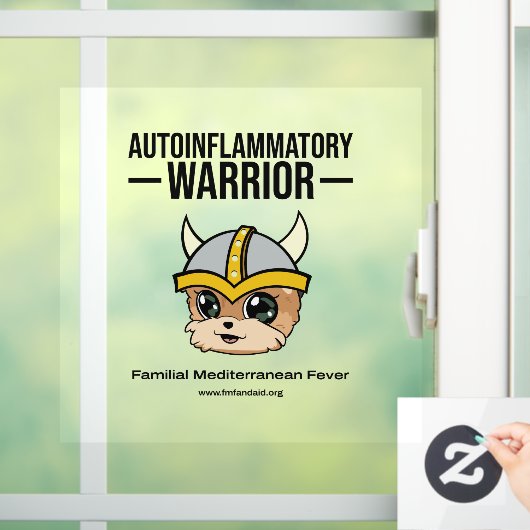 FMF Warrior Window Sticker (Huis)