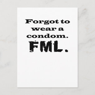 FML Condom Briefkaart