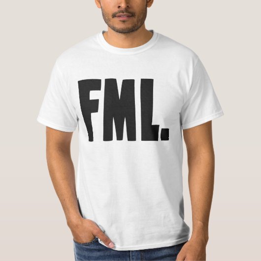 FML F Mijn leven T-shirt (Voorkant)