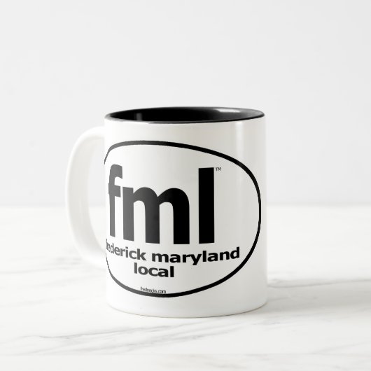 FML Frederick Maryland Lokale Mok (Voorkant links)