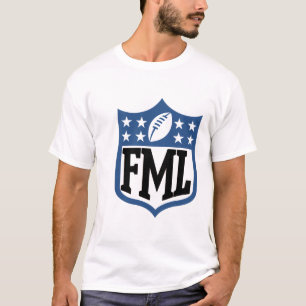 fml schild t-shirt