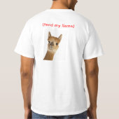 FML (voer mijn lama uit) T-shirt (Achterkant)