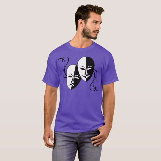 FMS Comedy en tragedie T-shirt (Voorkant volledig)