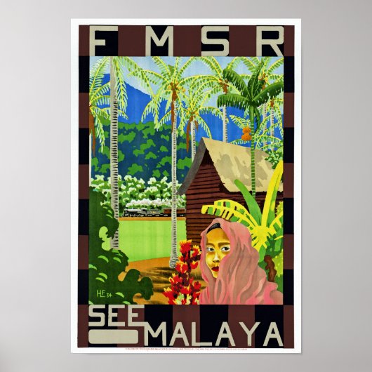 FMSR Zie Malaya Poster (Voorkant)
