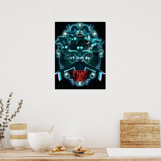 FNaFVR Help Gezochte ventilator Poster (Keuken)