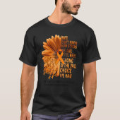 FND Awareness Daisy Oranje Ribbon We kennen Ho nie T-shirt (Voorkant)