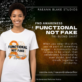 FND-bewustzijn Functioneel Niet Fake Tri-Blend T-s Shirt
