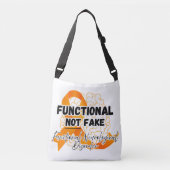 FND-bewustzijn Functionele Niet Neppe Boodschappen Crossbody Tas (Voorkant)