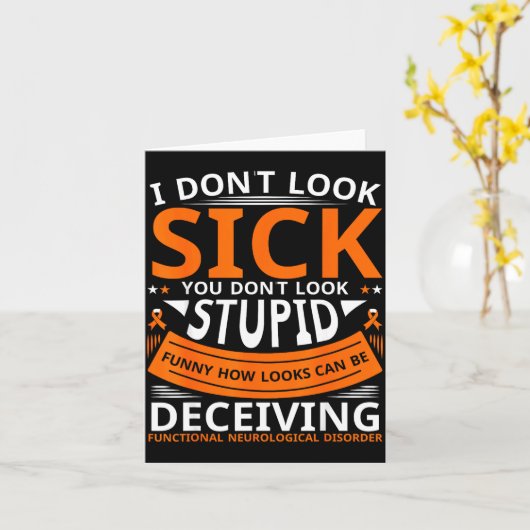 Fnd Functional Neurological Disorder Apparel I Don Kaart (Gele Bloem)