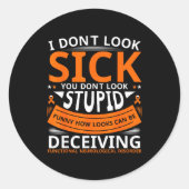 Fnd Functional Neurological Disorder Apparel I Don Ronde Sticker (Voorkant)