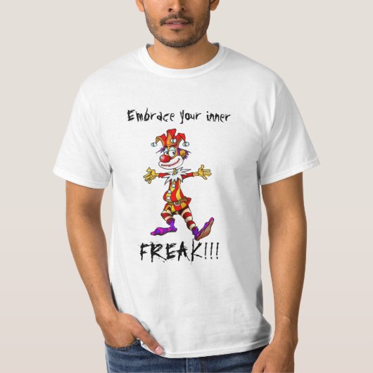 FnD Jester White Mannen T-shirt (Voorkant)
