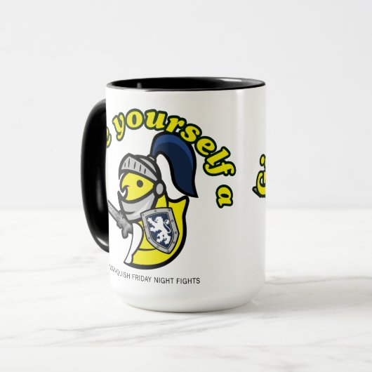 FNF "Geef jezelf een..." Mok (Voorkant links)