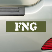 FNG BUMPERSTICKER (Op auto)