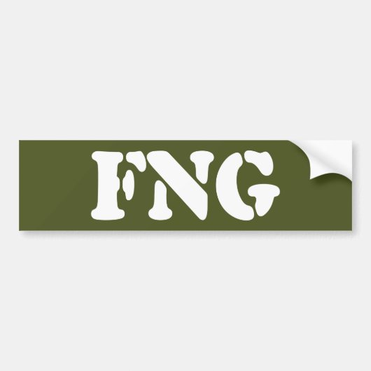 FNG BUMPERSTICKER (Voorkant)