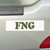 FNG BUMPERSTICKER (Op auto)