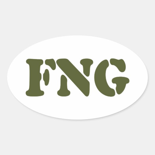 FNG OVALE STICKER (Voorkant)