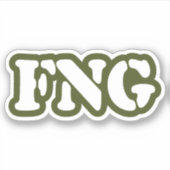 FNG STICKER (Voorkant)