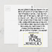 FNL BACK yellow Briefkaart (Voorkant / Achterkant)