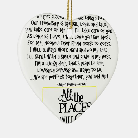 FNL BACK yellow Keramisch Ornament (Rechts)