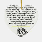 FNL BACK yellow Keramisch Ornament (Voorkant)