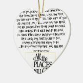 FNL BACK yellow Keramisch Ornament (Links)