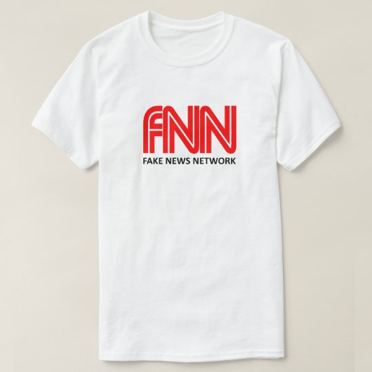 FNN FAKE NEWS NETWORK Light T-Shirt (Design voorkant)