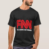 FNN Logo Fake News Network Grappige Trump T-shirt (Voorkant)