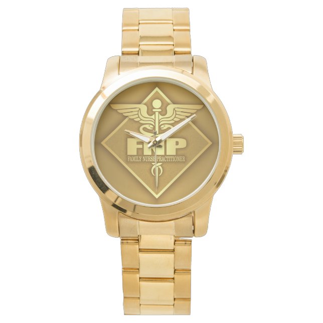 FNP (goud) (diamant) Horloge (Voorkant)
