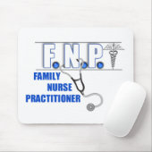 FNP LOGO STETHOSCOPE FAMILIE NURSE PRACTITIONER MUISMAT (Met muis)