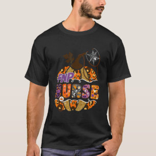 Fnp Verpleegster Stethoscoop Luipaard Halloween Po T-shirt