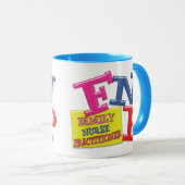 FNP WHIMSICAL ACRONYM FAMILY NURSE PRACTITIONER MOK (Voorkant rechts)