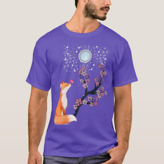 Fo Cherry Blossom Flower Japans Sakura Trees Kaw T-shirt