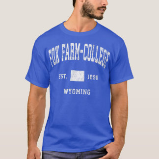 Fo FarmCollege Wyoming WY  Athletic Sports T-shirt