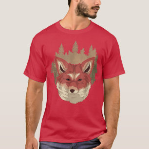 Fo Lover Natuur Forest Animal Wildlife Trees 19 T-shirt