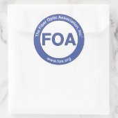 FOA grote logo stickers (Tas)