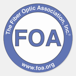 FOA logo kleine stickers