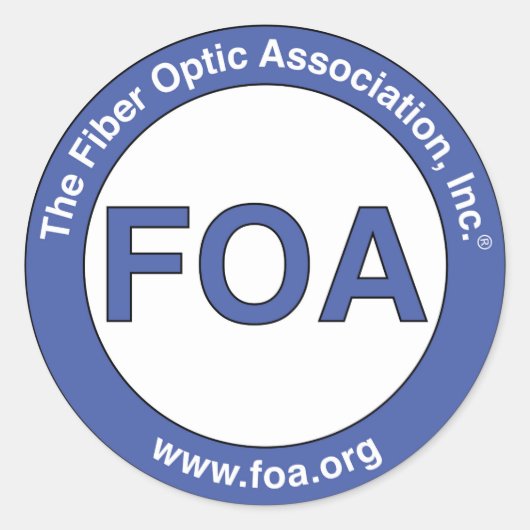 FOA logo kleine stickers (Voorkant)