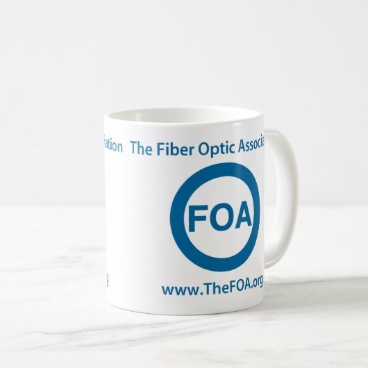 FOA-logo koffiemok (Voorkant rechts)