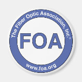 FOA logo magneet (Voorkant)