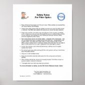 FOA-veiligheidsregels voor glasvezeloptische appar Poster (Voorkant)