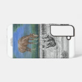 Foaalwaterreflectie van paarden samsung galaxy hoesje (Achterkant horizontaal)