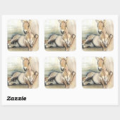 Foal 2012 vierkante sticker (Vel)